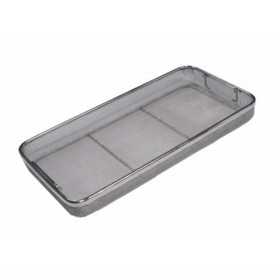 Wire Mesh Sterilization Tray 480 x 250 x 100mm German stainless steel