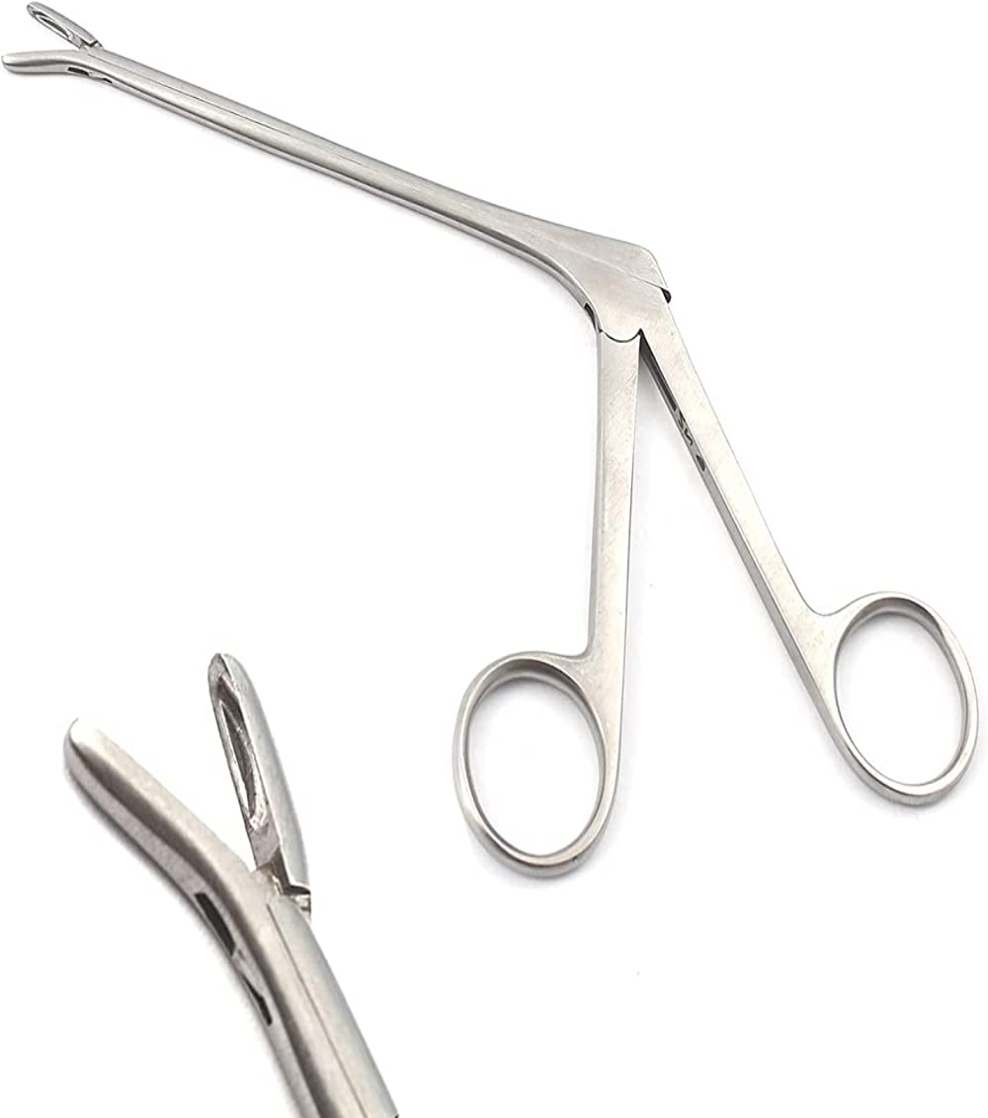 Cushing Pituitary Rongeur 15cm Shaft Curved Down Bite 2x10mm Cup jaws