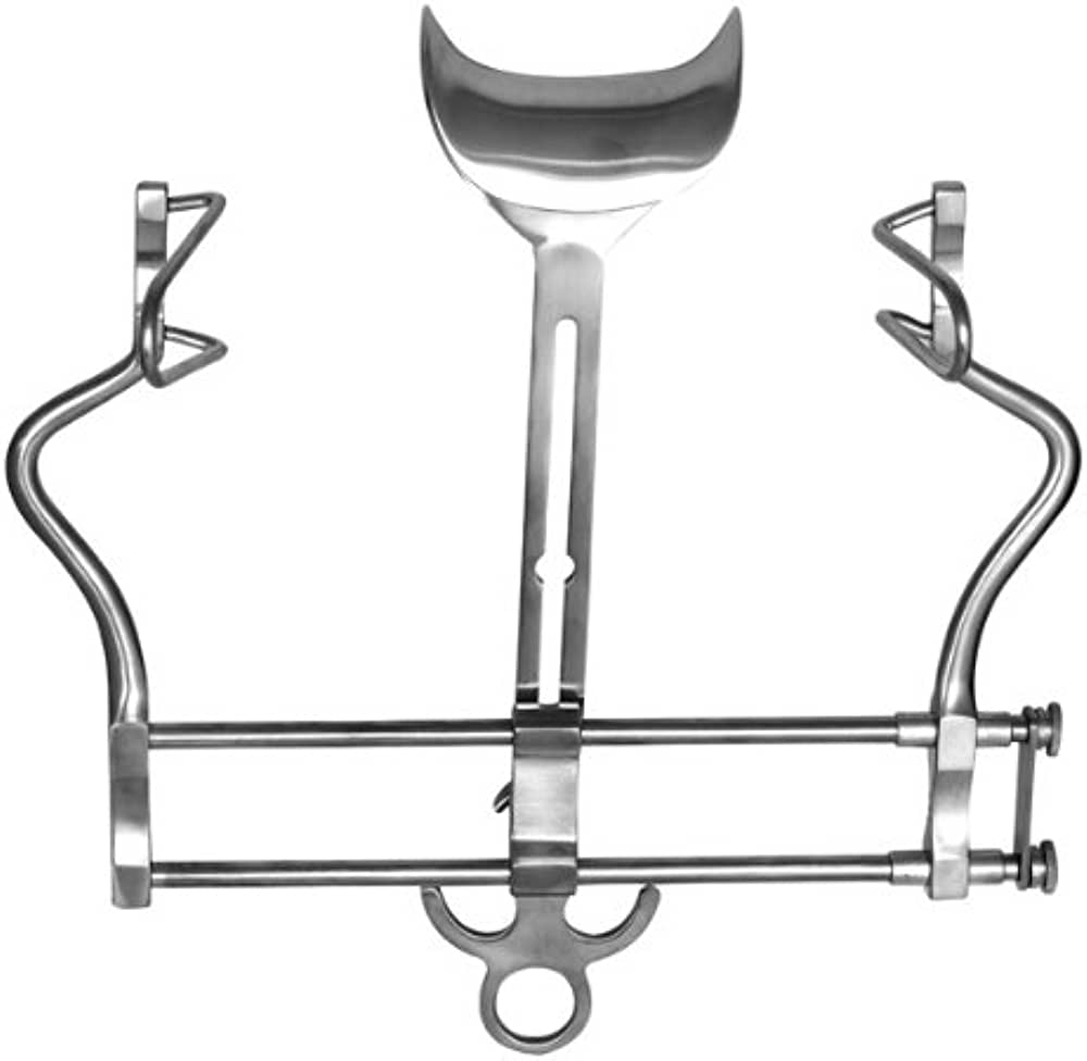 Balfour Abdominal Retractor 250mm 45x80mm German stainless steel laparotomy instruments