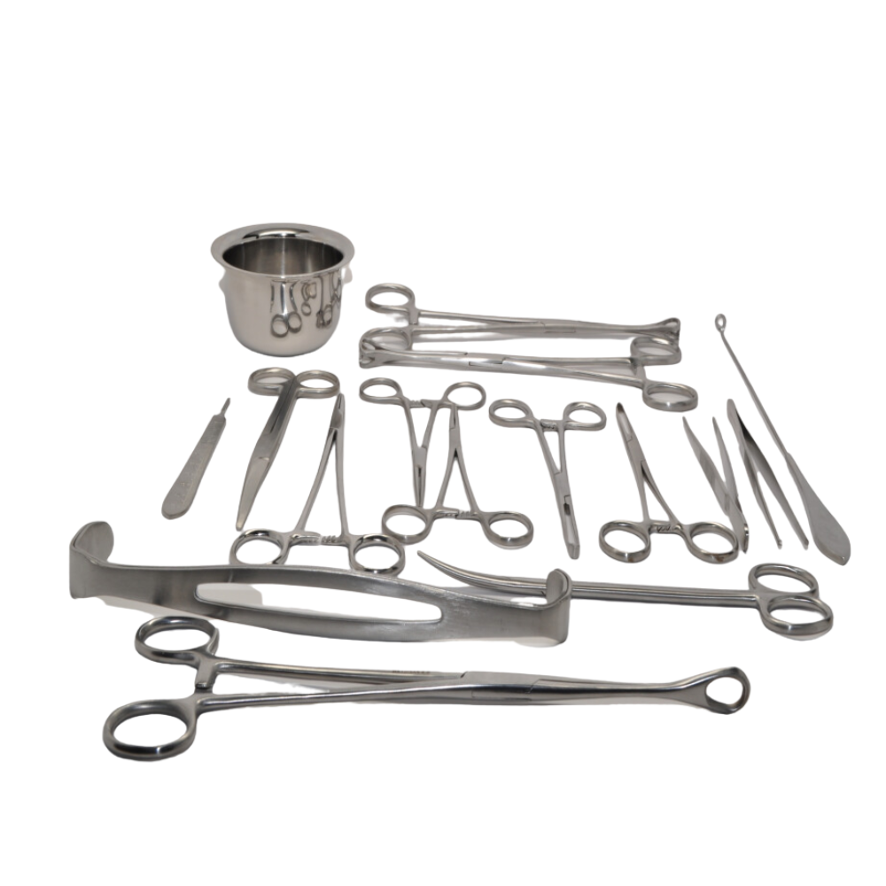 MINI LAPAROTOMY KIT German stainless Steel Surgical operating kit